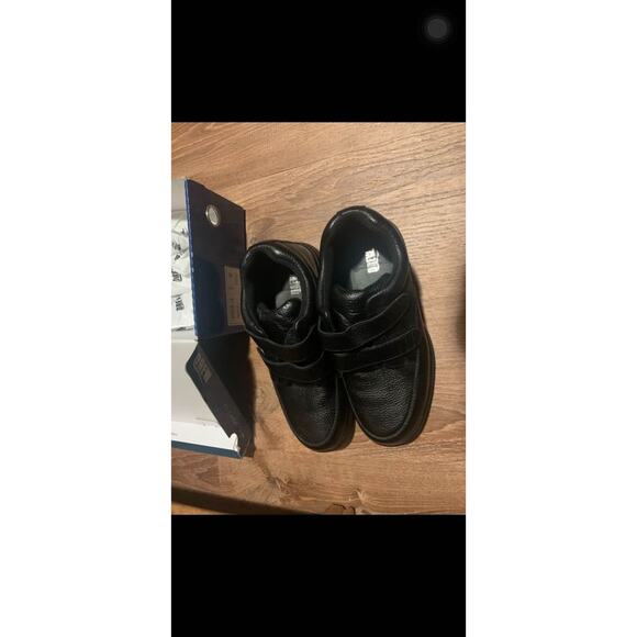 New Drew Traveler V Black Tumbled Leather mens shoe size 9 W - Picture 6 of 7